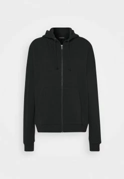 Even&Odd Damen OVERSIZED HOODED ZIP JACKET - Sweatjacke - Black -Even&Odd Verkäufe 51dde7e9b2ba477b9ccb19a12540fc7a