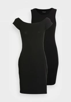 Even&Odd Jerseykleid - Black/black | Damen -Even&Odd Verkäufe 524e0fa3f6be41cf83a967672238ecaf