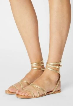 Even&Odd Damen Riemensandalette - Gold