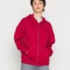 Even&Odd Damen OVERSIZED HOODED ZIP JACKET - Sweatjacke - Red -Even&Odd Verkäufe 553c110a0f21446096d0802847b81f0b
