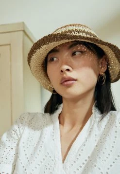 Even&Odd Damen Hut - Tan/green/brown -Even&Odd Verkäufe 5664696b766a45649533efa59df261c3