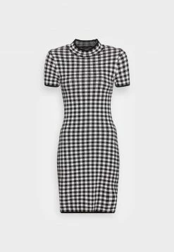 Even&Odd Damen Strickkleid - Black/white -Even&Odd Verkäufe 567e1c663560468baea3fcb1abf91c65