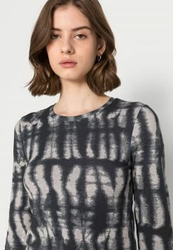 Even&Odd Damen Langarmshirt - Black/white -Even&Odd Verkäufe 56f109a4b18849868fa5f7ad6e98f430