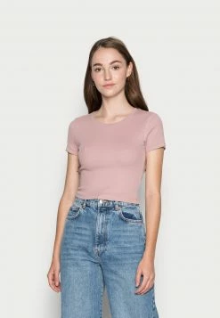 Even&Odd Damen 2PACK - T-Shirt Basic - White/pink -Even&Odd Verkäufe 575dd860a3db4574ad1c2428023a0f10