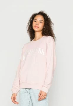 Even&Odd Damen CALLIE KINDNESS CLUB EMBROIDERY - Sweatshirt - Light Pink