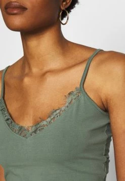 Even&Odd Damen 2 PACK - Top - Green/black -Even&Odd Verkäufe 5a617756673340e099a5207bd047737b