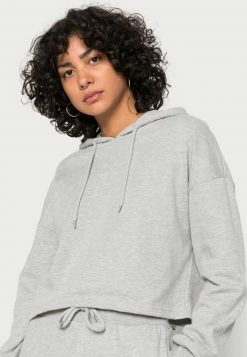 Even&Odd Damen Kapuzenpullover - Mottled Light Grey -Even&Odd Verkäufe 5a8a5809a0434f5abd9df0778d5f7b5c