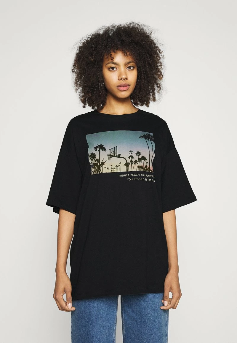 Even&Odd Damen T-Shirt Print - Black 3 Even&Odd Damen T-Shirt Print - Black