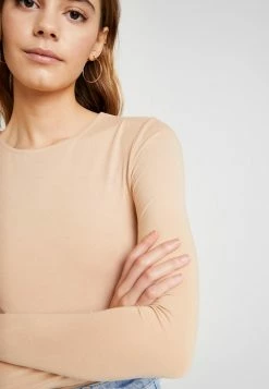 Even&Odd 2 PACK - Langarmshirt - Tan/black | Damen -Even&Odd Verkäufe 5cb04f631bbb4720a70b7dd368ef11b7