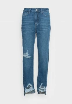 Even&Odd Damen Jeans Straight Leg - Blue Denim -Even&Odd Verkäufe 5d51a6cd030c41abafa1a1cc37052d05
