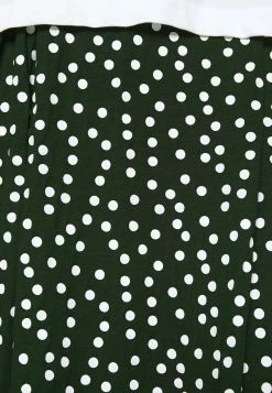 Even&Odd Damen A-Linien-Rock - White/green -Even&Odd Verkäufe 5e09165fe4744559bae2ed8db5032dff