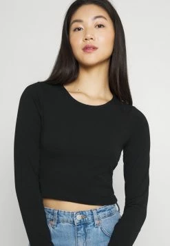 Even&Odd 2 PACK - Langarmshirt - Black/purple | Damen -Even&Odd Verkäufe 5e51824a8f58415a98d1a665ffaf4bfb