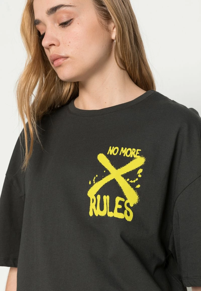 Even&Odd Damen T-Shirt Print - Anthracite 7 Even&Odd Damen T-Shirt Print - Anthracite – Bild 5