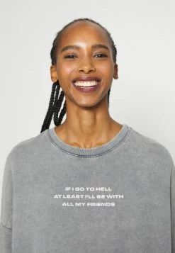 Even&Odd Damen OVERSIZED PRINT - Sweatshirt - Grey -Even&Odd Verkäufe 5fed84626cdd483280ee6c7d80a0f0c9