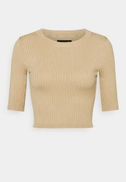 Even&Odd Damen 2 PACK - T-Shirt Basic - Mottled Grey/sand -Even&Odd Verkäufe 607e97d9b4004074952989da73929ffb