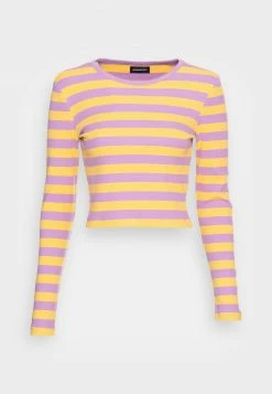 Even&Odd Damen Langarmshirt - Purple / Yellow -Even&Odd Verkäufe 60ececa2919e4595933d2a125aecc844