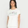 Even&Odd Damen T-Shirt Print - White