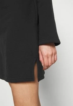 Even&Odd SWEAT HIGH NECK MINI DRESS WITH HALF ZIP THROUGH - Freizeitkleid - Black | Damen -Even&Odd Verkäufe 62aa2f45359a45b0a16a41118aeafad3