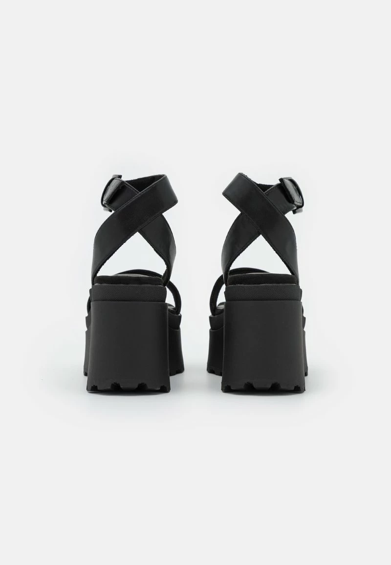 Even&Odd Damen Plateausandalette - Black 6 Even&Odd Damen Plateausandalette - Black – Bild 4