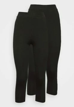 Even&Odd Damen 2er Pack - Leggings - Hosen - Black -Even&Odd Verkäufe 641aebcce89043bebe8e682d300ca7e4