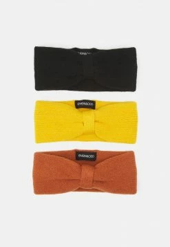 Even&Odd Damen 3 PACK - Mütze - Black/yellow/orange