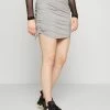 Even&Odd Damen Minirock - Mottled Grey