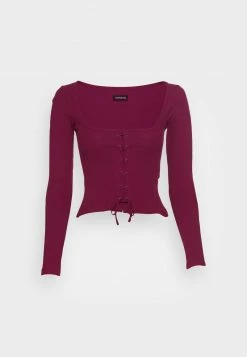 Even&Odd Damen Langarmshirt - Purple -Even&Odd Verkäufe 64dc8082b13d471fb18f2b59bf67208a