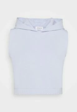 Even&Odd Damen Cropped Sleeveless Hoodie - Sweatshirt - Light Blue -Even&Odd Verkäufe 6542f7f26d4440ac8cf67b7d88c39d58