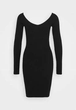 Even&Odd Damen Strickkleid - Black -Even&Odd Verkäufe 658bfc0049ac43f7aba9ea45698d76d8