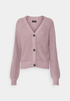 Even&Odd Damen BUTTON THROUGH CARDIGAN - Strickjacke - Lilac -Even&Odd Verkäufe 6b96bd9600604bf7bd77f4e89e79dcbb