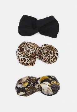 Even&Odd Damen 3 PACK - Haar-Styling-Accessoires - Black/brown