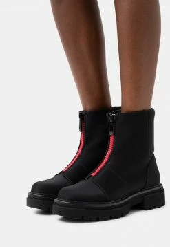 Even&Odd Damen Plateaustiefelette - Black