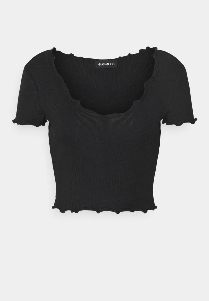 Even&Odd Damen T-Shirt Basic - Black 7 Even&Odd Damen T-Shirt Basic - Black – Bild 5