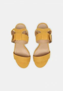 Even&Odd Damen Riemensandalette - Yellow -Even&Odd Verkäufe 714354450c9d41ae9002060da3785d21