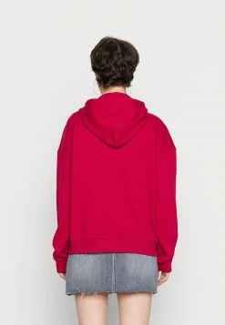 Even&Odd Damen OVERSIZED HOODED ZIP JACKET - Sweatjacke - Red -Even&Odd Verkäufe 73f3bd798ae24e7ea3ae6826f512b89e