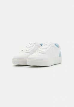Even&Odd Damen Sneaker Low - White/light Pink/blue -Even&Odd Verkäufe 7446b2a0c680400ea978cfcdceb27231