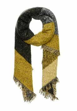 Even&Odd Damen Schal - Grey/yellow