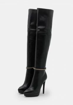 Even&Odd Damen LEATHER - High Heel Stiefel - Black -Even&Odd Verkäufe 748bc88f5bb14dfbbcfccb781851919c
