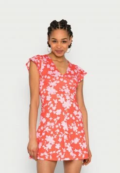 Even&Odd Damen Jerseykleid - Red/pink