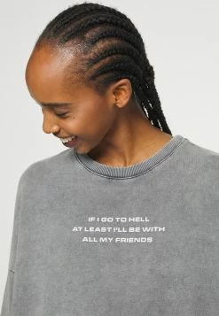 Even&Odd Damen OVERSIZED PRINT - Sweatshirt - Grey -Even&Odd Verkäufe 76682a6d0f0642e2a3319a64c4da683a