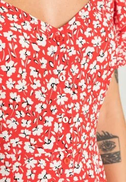 Even&Odd Damen Freizeitkleid - Red/white -Even&Odd Verkäufe 76757f67e00247f89c5af4d1794a173e