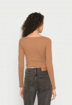 Even&Odd Damen Langarmshirt - Brown -Even&Odd Verkäufe 7834314e287f4c8a96257551f8bdf368