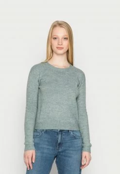 Even&Odd Damen BACK DETAIL - Strickpullover - Green