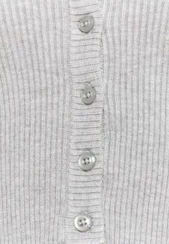 Even&Odd Damen Strickjacke - Mottled Light Grey -Even&Odd Verkäufe 78b3c074eda9466bbac4930698f789f2