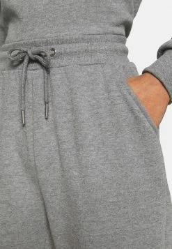 Even&Odd Damen Off Shoulder&Jogger Set - Sweatshirt - Mottled Grey -Even&Odd Verkäufe 78ff92ab54f94c0f815f3d4ea350c16f