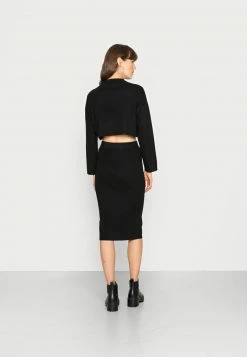 Even&Odd Damen SET SKIRT AND CROPPED JUMPER - Strickpullover - Black -Even&Odd Verkäufe 7918555280484cfc995c1cfecbe8a8cc