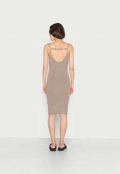 Even&Odd Damen Strickkleid - Taupe -Even&Odd Verkäufe 791d4a42af684aaebd08e28b8e6ea93e