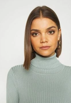 Even&Odd Damen BASIC TURTLE NECK - Strickpullover - Light Green -Even&Odd Verkäufe 79c5ba675f96469c95bb0abbe8b45cf9