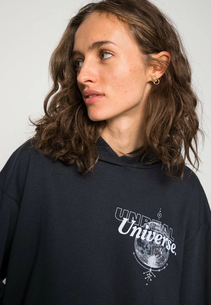 Even&Odd Cosmic Printed Hoodie Oversized - Kapuzenpullover - Dark Grey | Damen 7 Even&Odd Cosmic Printed Hoodie Oversized - Kapuzenpullover - Dark Grey | Damen – Bild 5