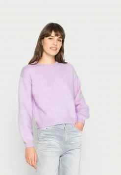 Even&Odd Damen BALLOON SLEEVE JUMPER - Strickpullover - Lilac